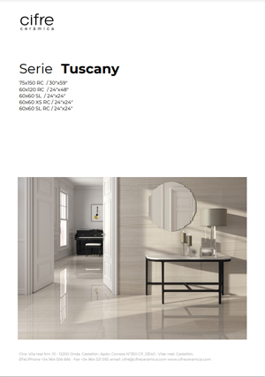 colecciones portada catalogo cifre tuscany - Tuscany