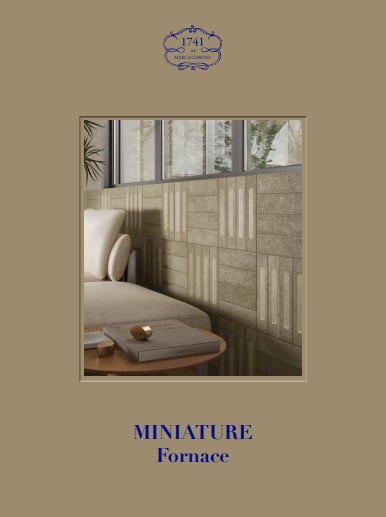 colecciones portada catalogo miniature fornace - Miniature Fornace Formella Verde Muschio