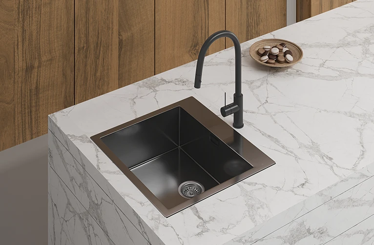 2 efecto marmol cocina - Look Mármol: Cómo Transformar tu Cocina con Porcelanato de Efecto Mármol