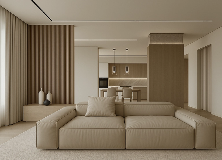 wall panel madera ambiente 2 A - Todo lo que debes saber sobre los flatt panels y wall panels de Ferretti