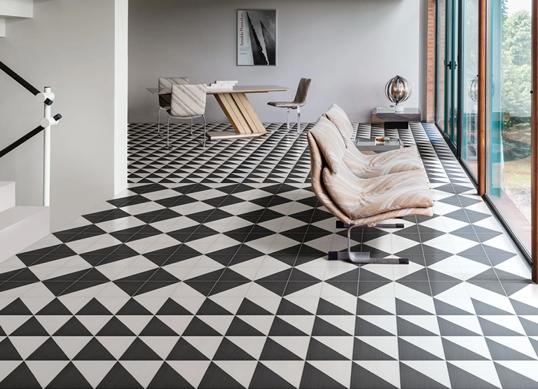 top tendencias blanco negro - Top 10 Tendencias en Porcelanatos para 2025