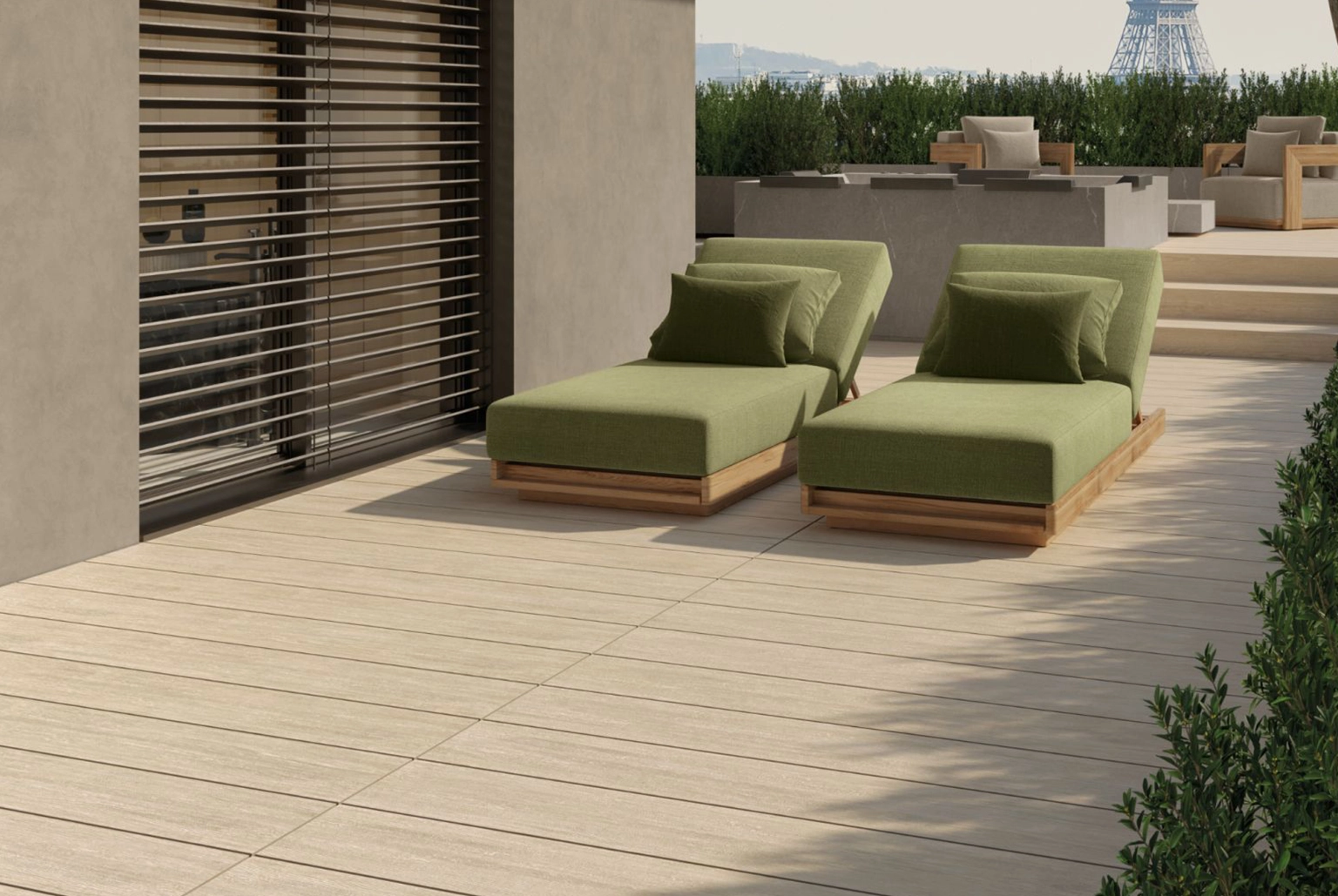 deck porcelanato kronos 2 - Deck de porcelanato vs. deck de madera o bambú: ¿cuál elegir para tus espacios exteriores?