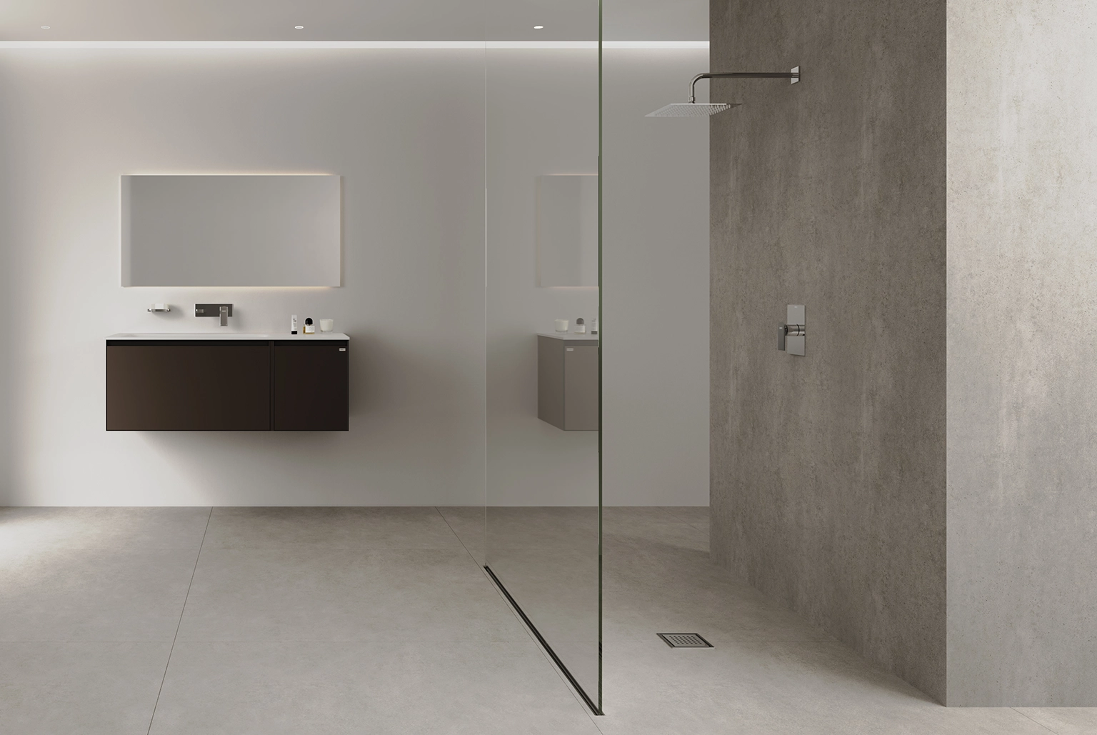 tendencias ducha amplia - Tendencias en baños 2025: elegancia y funcionalidad en un solo espacio