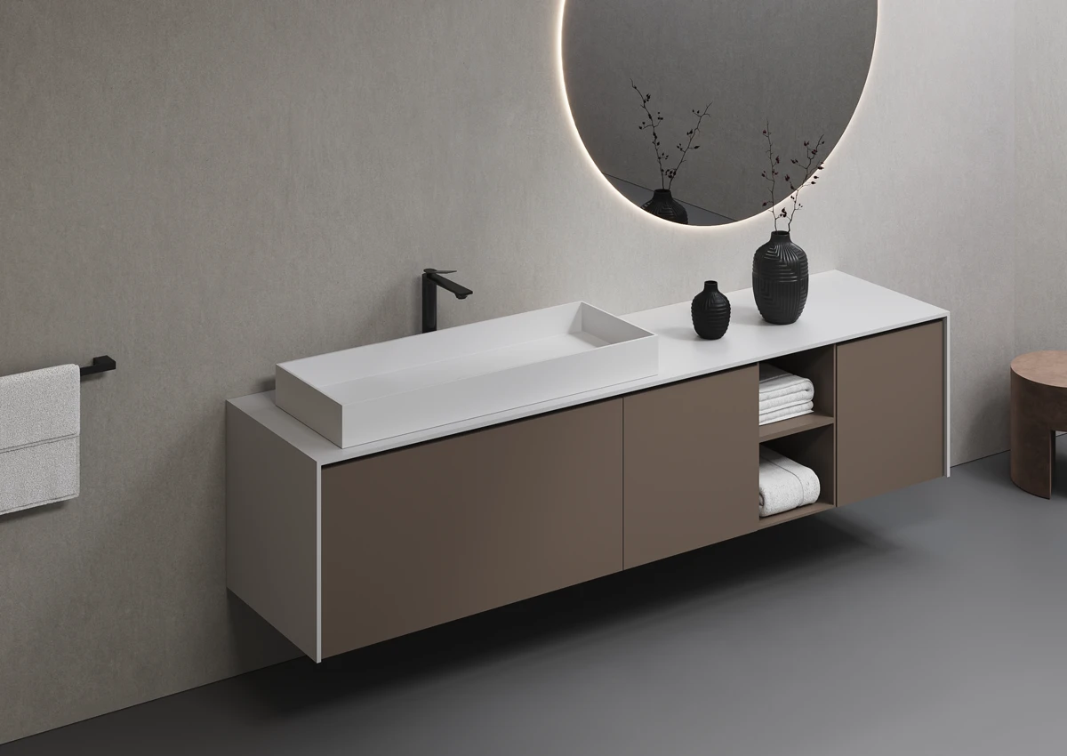 diseno-de-banos-modernos diseno de banos modernos - Proyecto baño moderno con griferías Ferretti