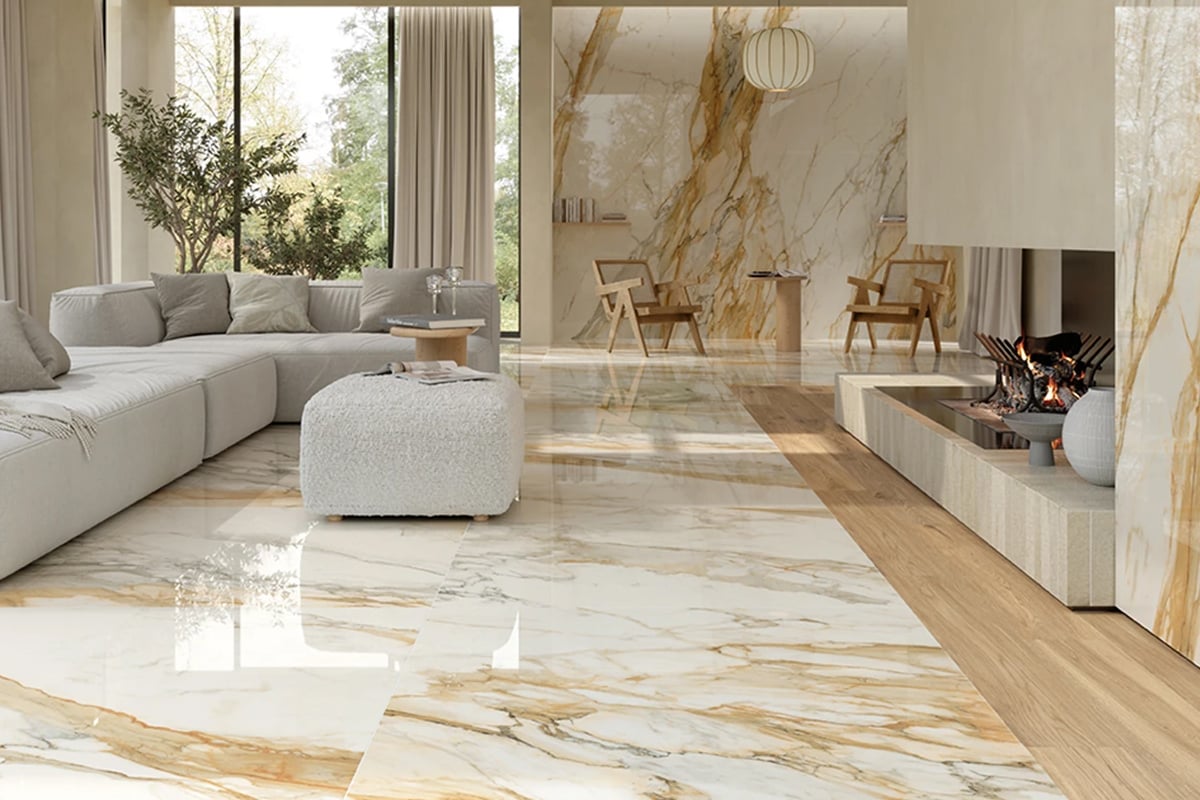 porcelanato de tipo marmol