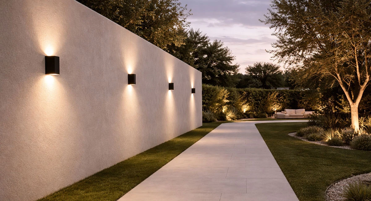 aplique-exterior-negro-ella-fachada Transforma tu Fachada: Todo sobre el Aplique Exterior ELLA