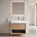 Mueble de Baño Kronos Roble De 600x460x623Mm con Tablero Matt Signature
