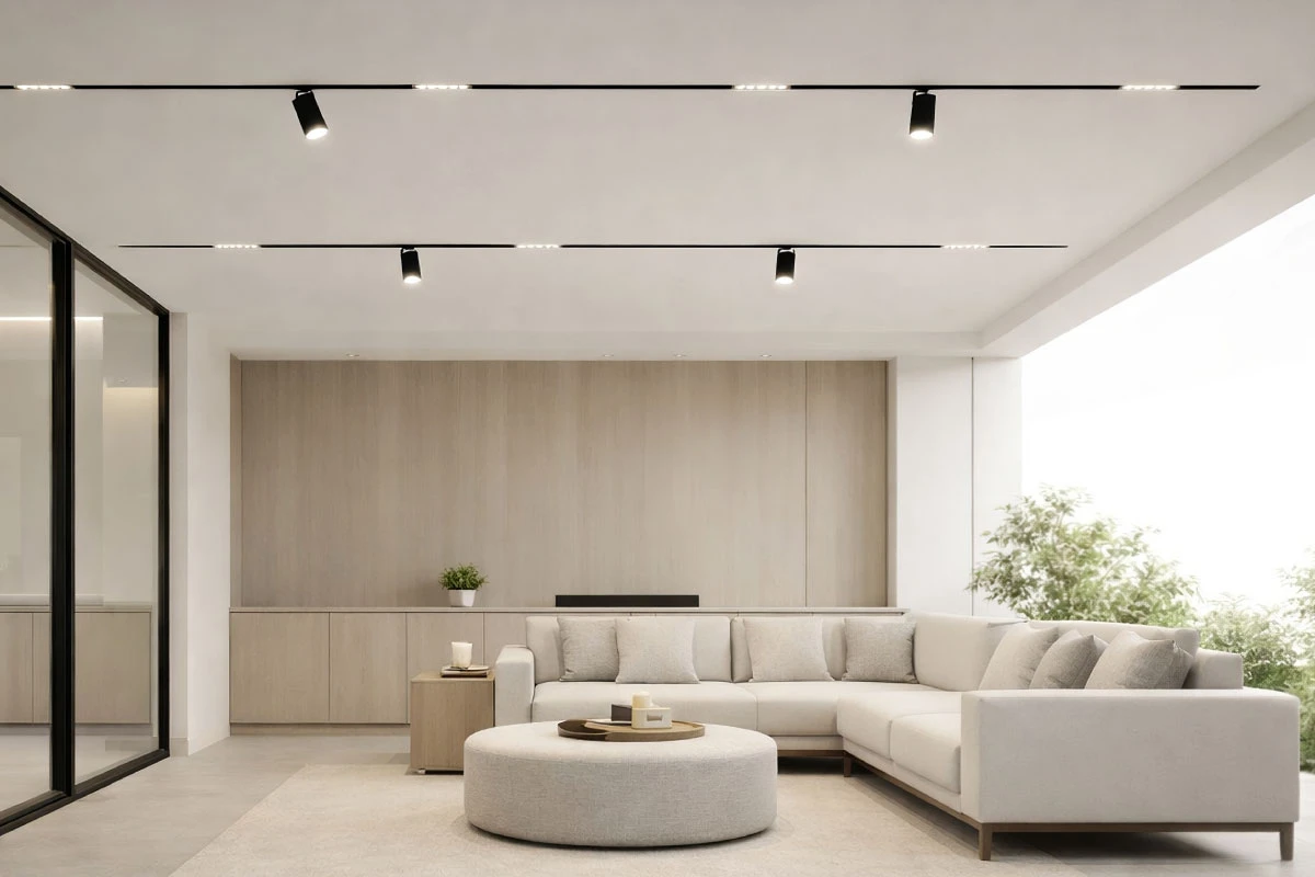 riel-magnetico-48v-krauss-ferretti riel magnetico 48v krauss ferretti - Luces Magnéticas de 48V: La Revolución en Iluminación Técnica y Diseño de Interiores