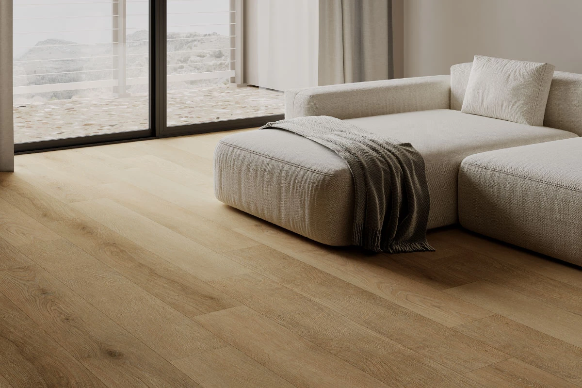 Pisos-SPC-sala-detalle Pisos SPC sala detalle - Pisos SPC: El look de la madera que sí resiste el ritmo de tu hogar