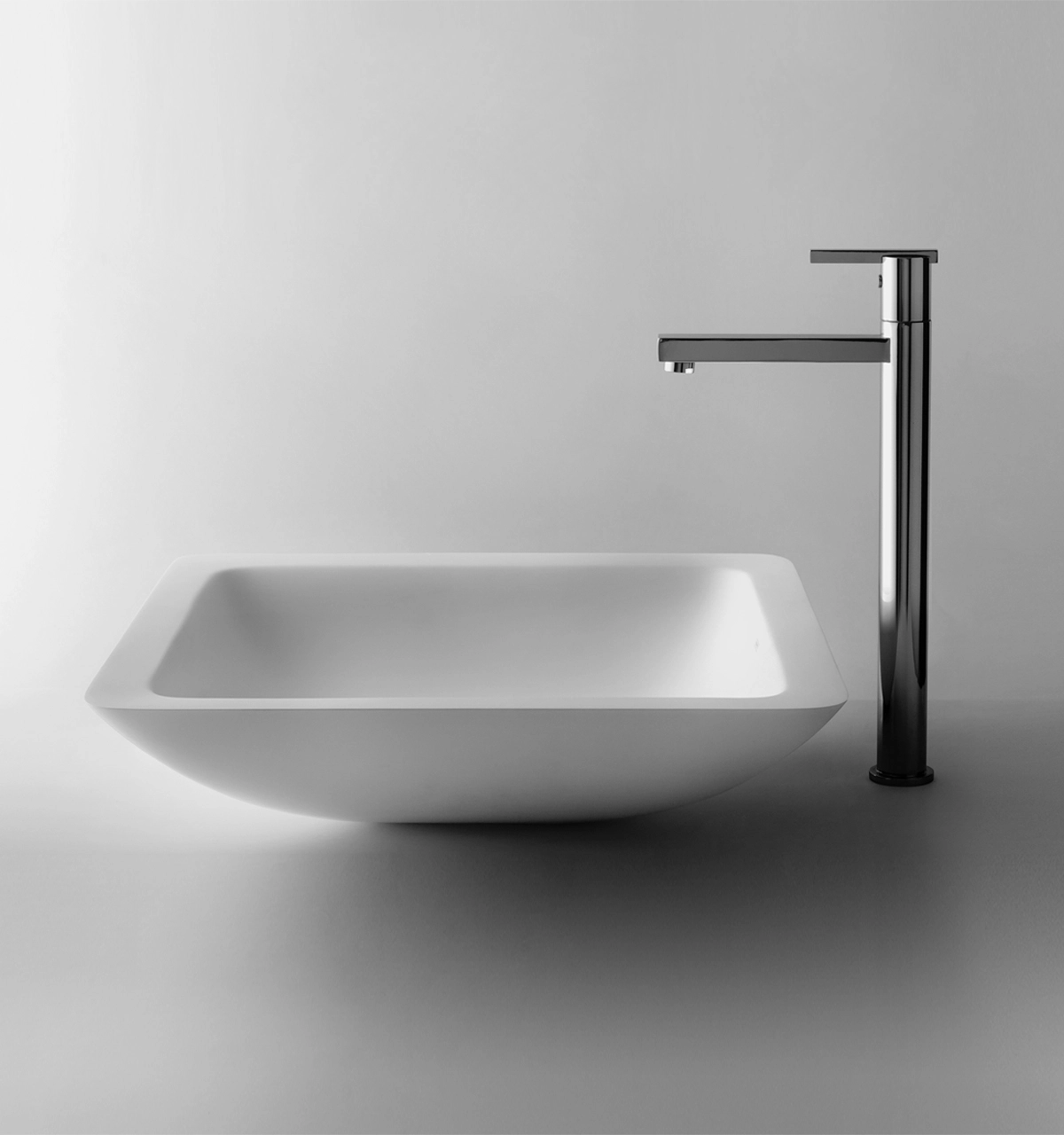 Lavatorio Signature Matt Hermes A43 Blanco 43x43x10.5 cm