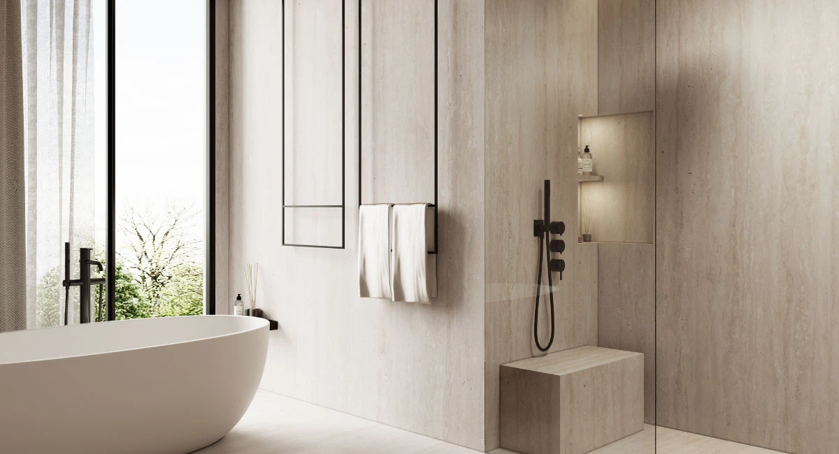 Blog 2 Wall Panels vs Porcelanato 2 - Wall Panels vs Porcelanato: ¿Cuál es mejor para tu baño o cocina en Perú?