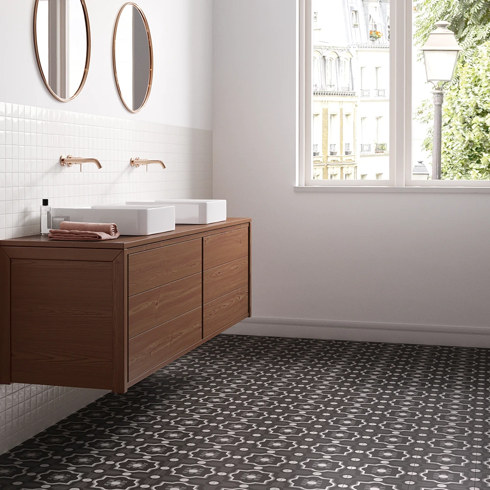 Mosaico Patchwork B&W 04