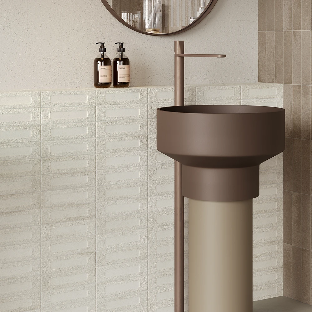 Porcelanato Miniature Fornace Formella Bianco