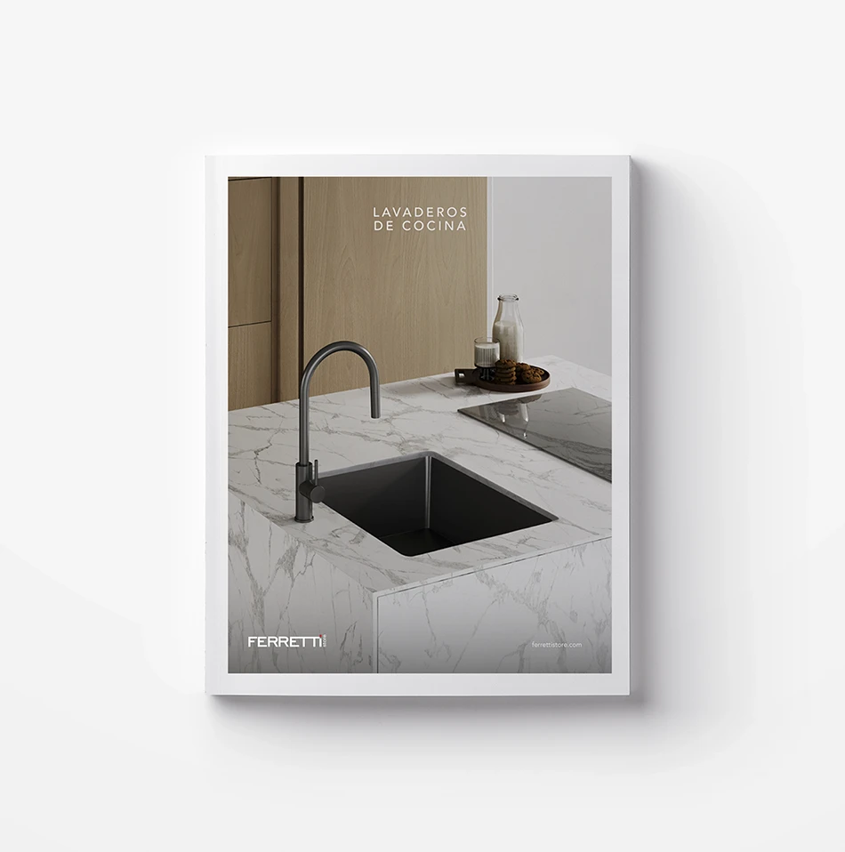 portada catalogo lavaderos cocina ferretti - Catálogos Ferretti