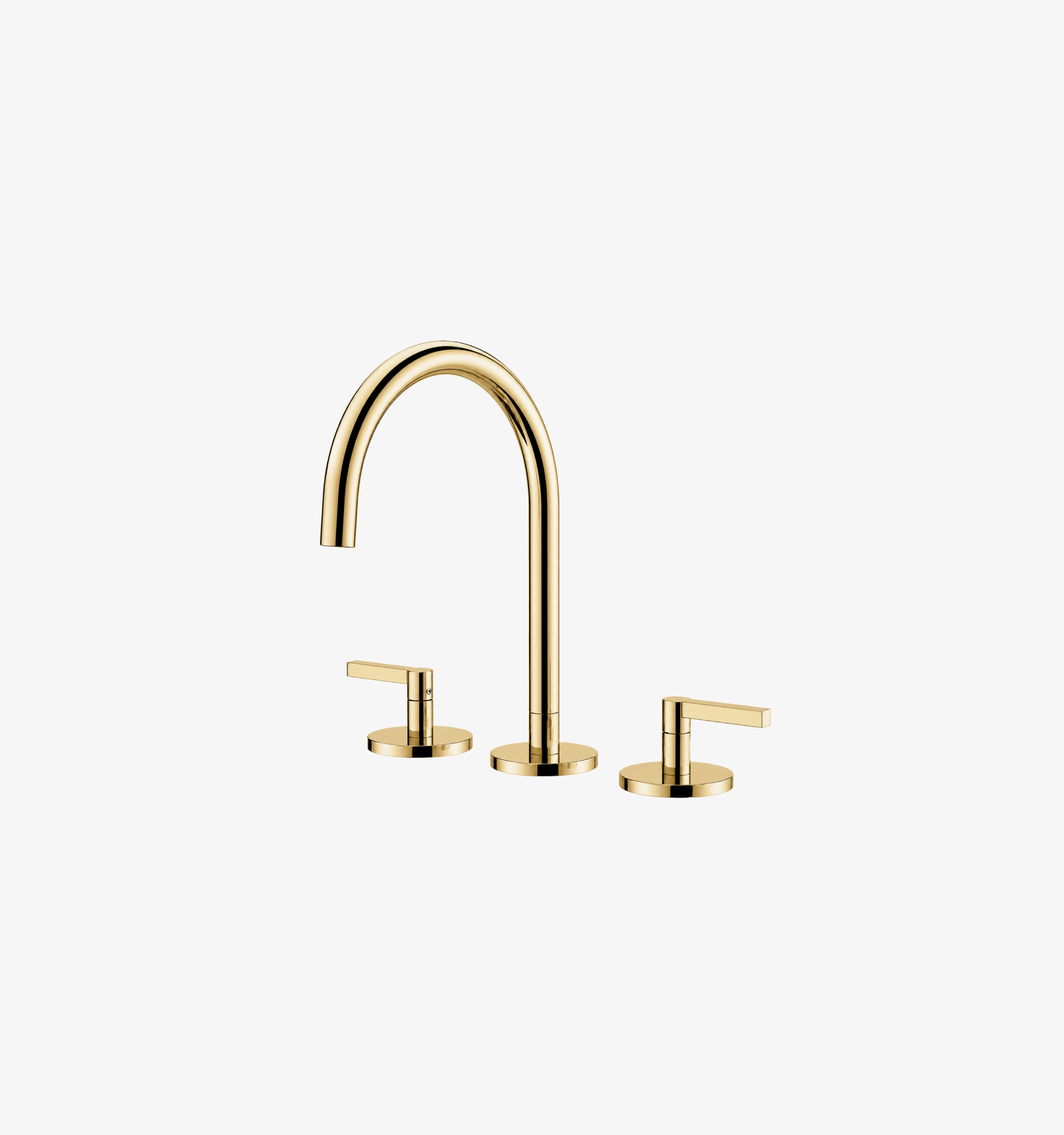 Grifería Axis Lavatorio de 8″ al Mueble Dorado Brillante Ferretti