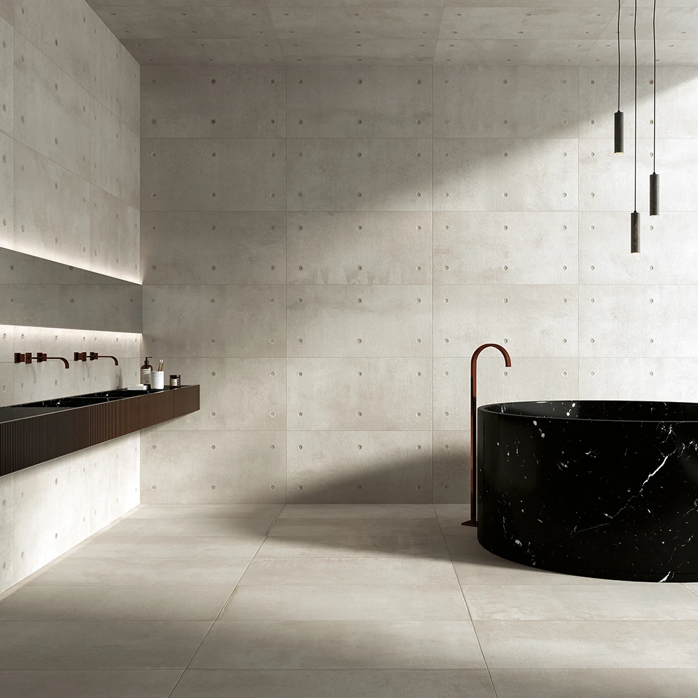 Porcelanato Dot Deco Grigio Chiaro