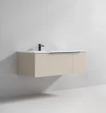 Mueble de Baño Zeus Latte con Tablero de Matt Ferretti Signature
