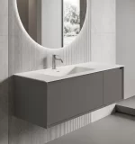 Mueble de Baño Kronos Dark Grey De 1200x470x410Mm con Tablero Matt Signature