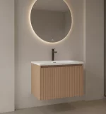 Mueble de Baño Alpha Roble De 600x470x470Mm con Tablero Matt Signature