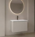 Mueble de Baño Alpha Latte De 600x470x470Mm con Tablero Matt Signature