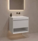 Mueble de Baño Kronos Blanco De 600x460x623Mm con Tablero Matt Signature