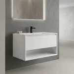Mueble de Baño Kronos Blanco De 800x470x510Mm con Tablero Matt Signature