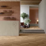 Porcelanato Elisir Royal Dorato Chevron