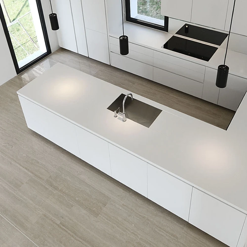 Piedra Sinterizada Pure White
