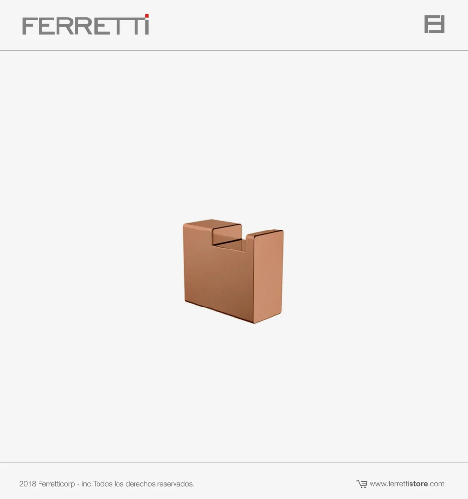 Siena Perchero Rose Gold Ferretti Signature