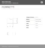 Siena Perchero Rose Gold Ferretti Signature - Image 3