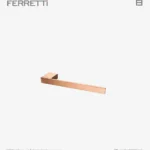 Siena Toallero de Mano Rose Gold Ferretti Signature
