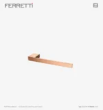 Siena Toallero de Mano Rose Gold Ferretti Signature
