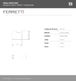 Siena Perchero Dorado Mate Ferretti Signature - Image 3