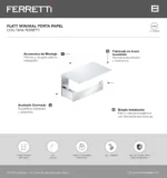 Flatt Minimal Porta Papel Con Tapa Ferretti - Image 2