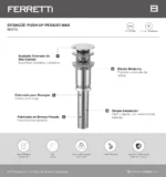 Desague Push Up Pesado Max Mixto Ferretti Signature - Image 2