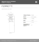 Desagüe Push Up Ceramica Ferretti Sin Rebose - Image 3
