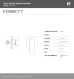 Flatt Ducha Monocomando Ferretti Plus - Image 3
