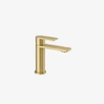Grifería Alpha Lavatorio Dorado Mate Bajo al Mueble Ferretti