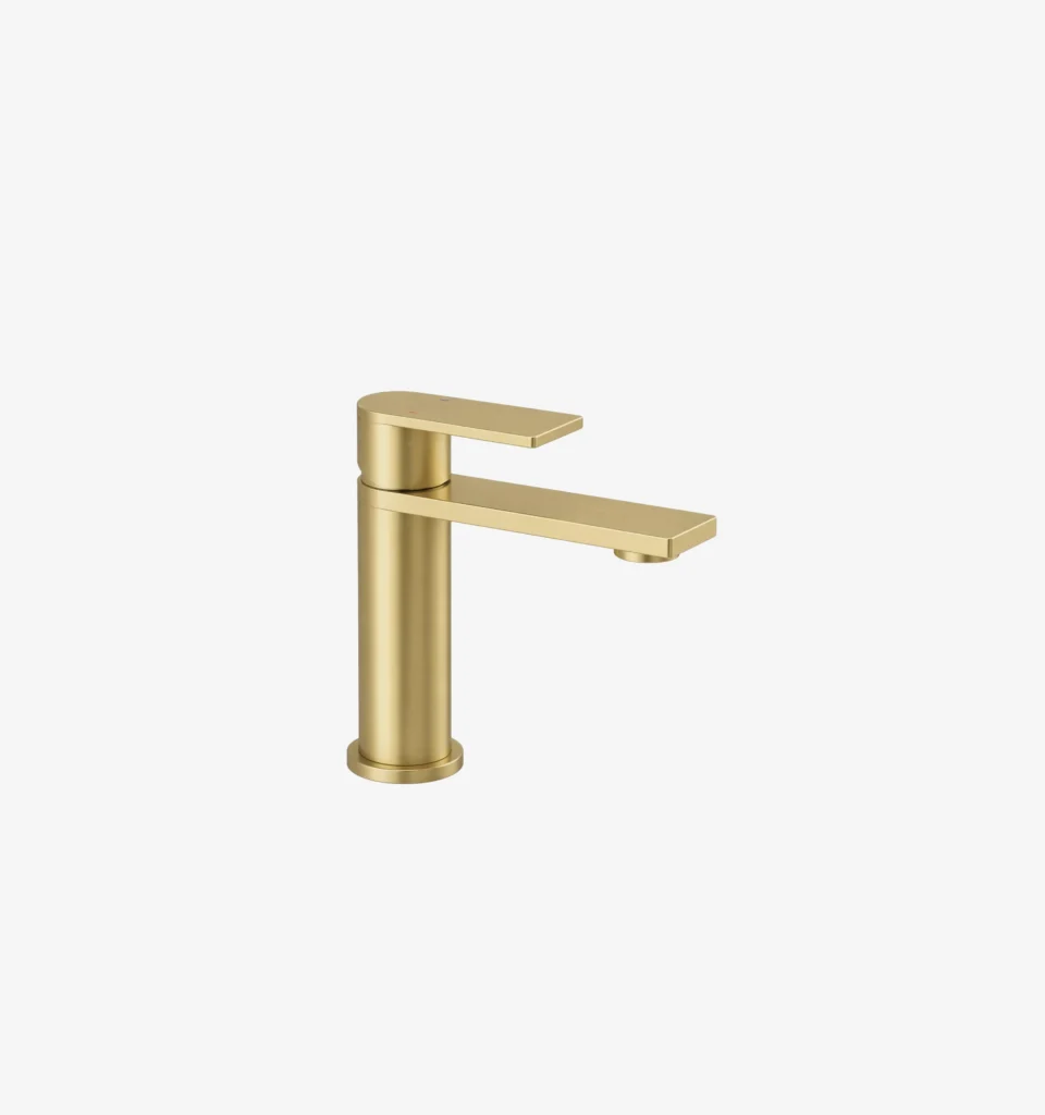 Grifería Alpha Lavatorio Dorado Mate Bajo al Mueble Ferretti
